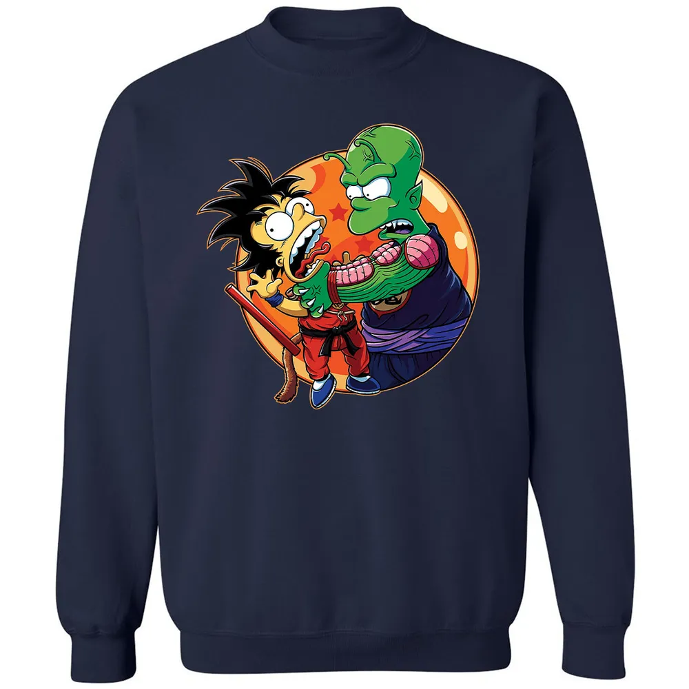 Classic Unisex Sweatshirt - AE9Q5X1D - Navy - 2