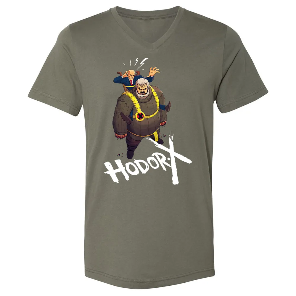 Unisex V-Neck T-Shirt - PQQHWXBV - Military Green - 10