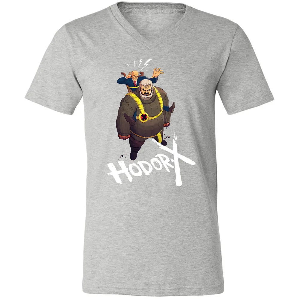 Unisex V-Neck T-Shirt - PQQHWXBV - Athletic Heather - 7