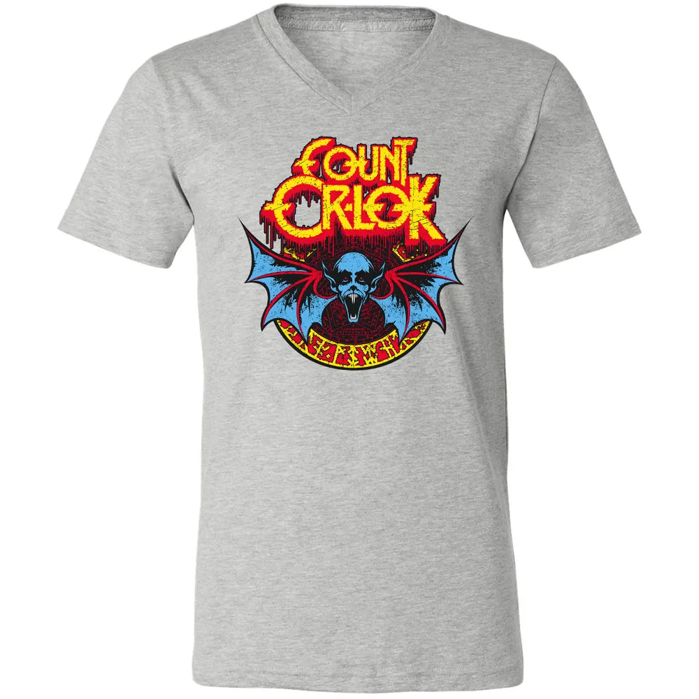 Unisex V-Neck T-Shirt - YWQ2NFPK - Athletic Heather - 7