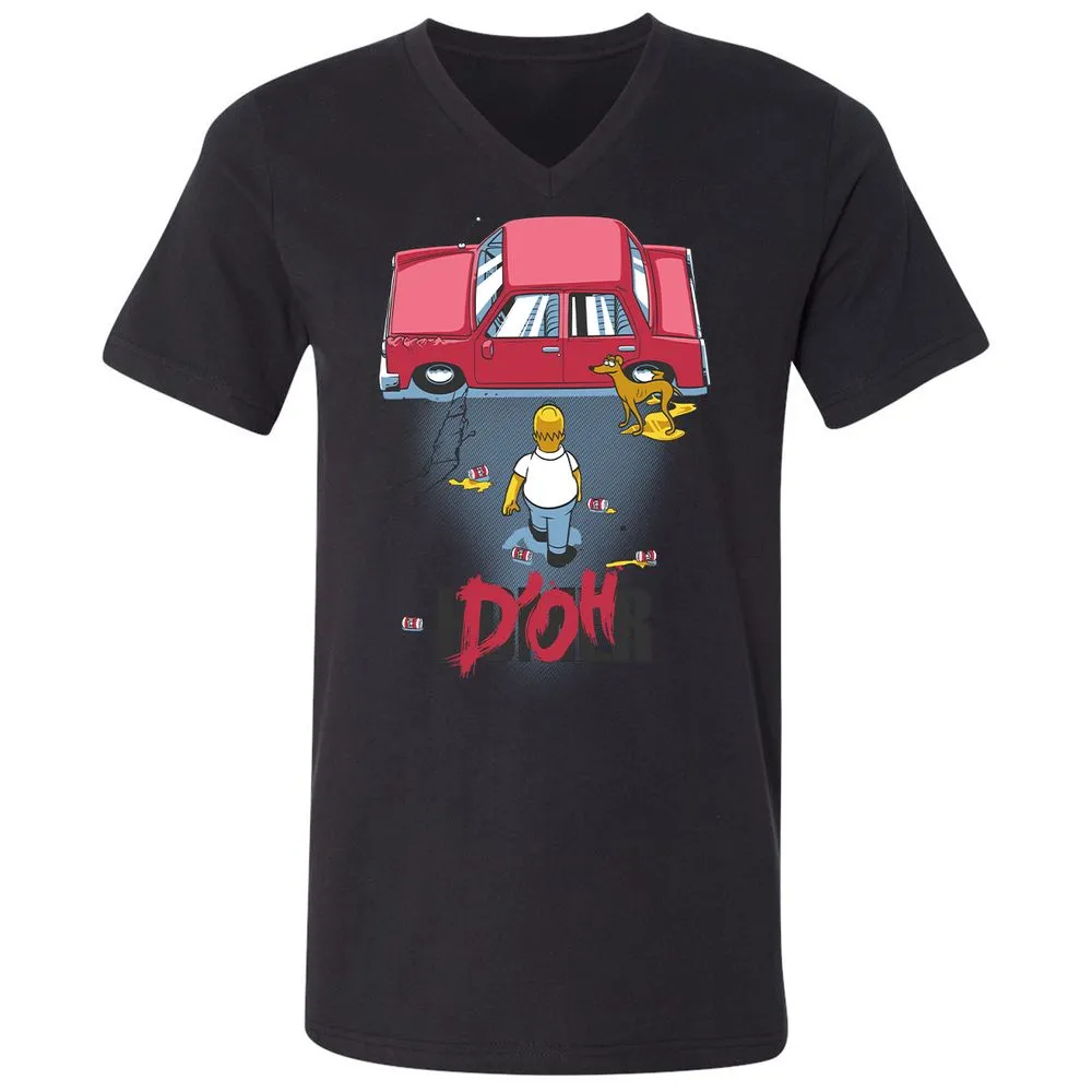 Unisex V-Neck T-Shirt - VMGCRH7V - Black - 16