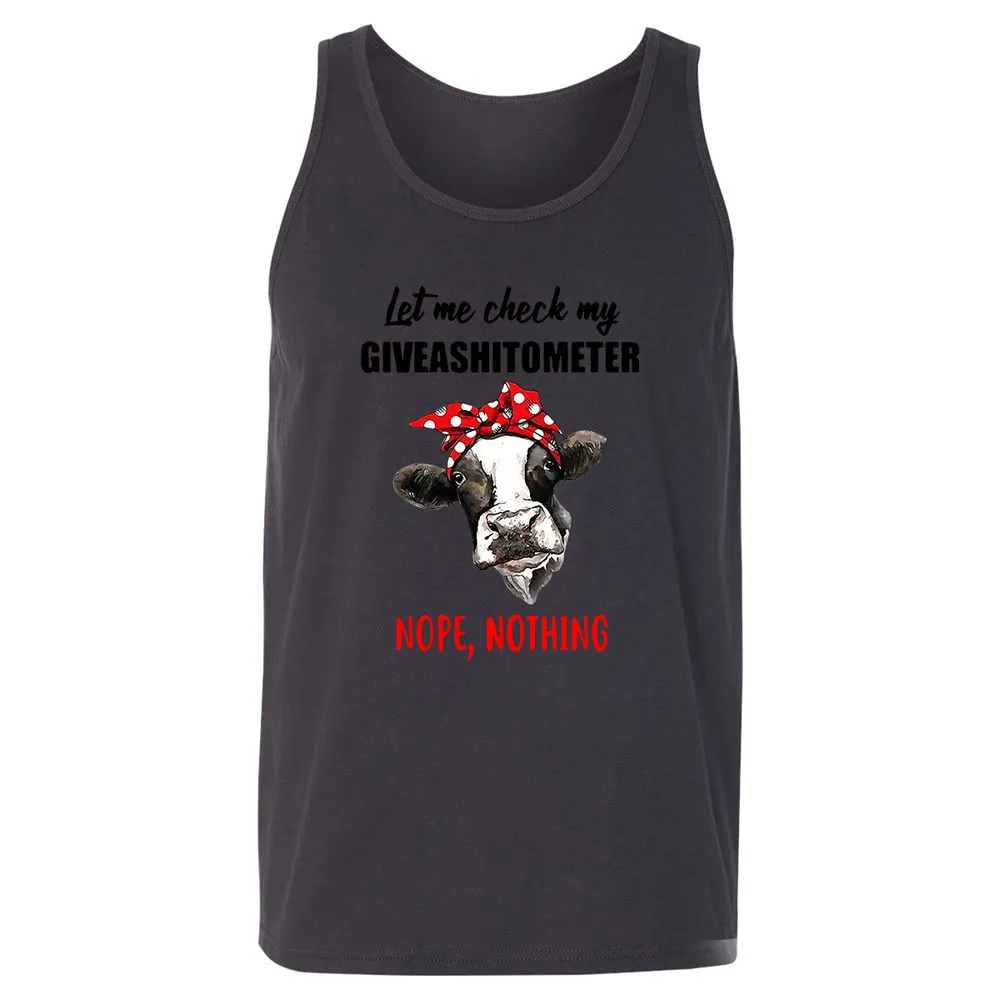 Unisex Jersey Tank - CE7AHTY7 - Dark Grey - 7