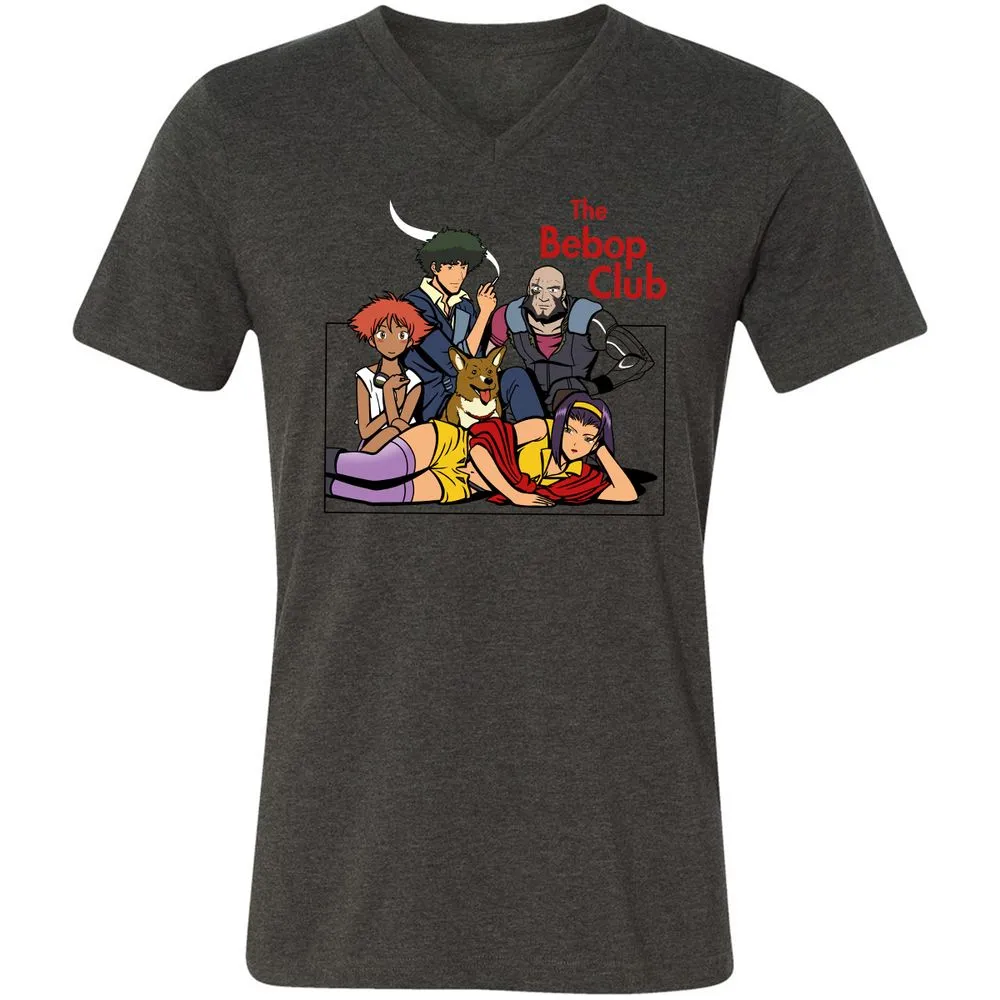 Unisex V-Neck T-Shirt - 4U4R919Z - Dark Grey Heather - 8