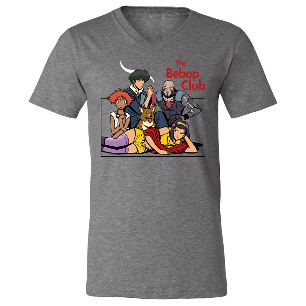 Unisex V-Neck T-Shirt - 4U4R919Z - Deep Heather - 13