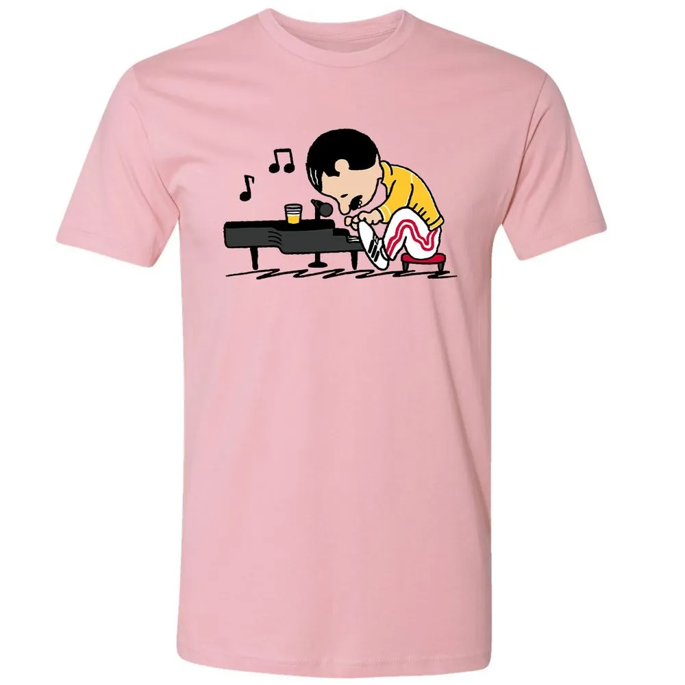 Premium Unisex T-Shirt - F4DMSUVH - Light Pink - 3