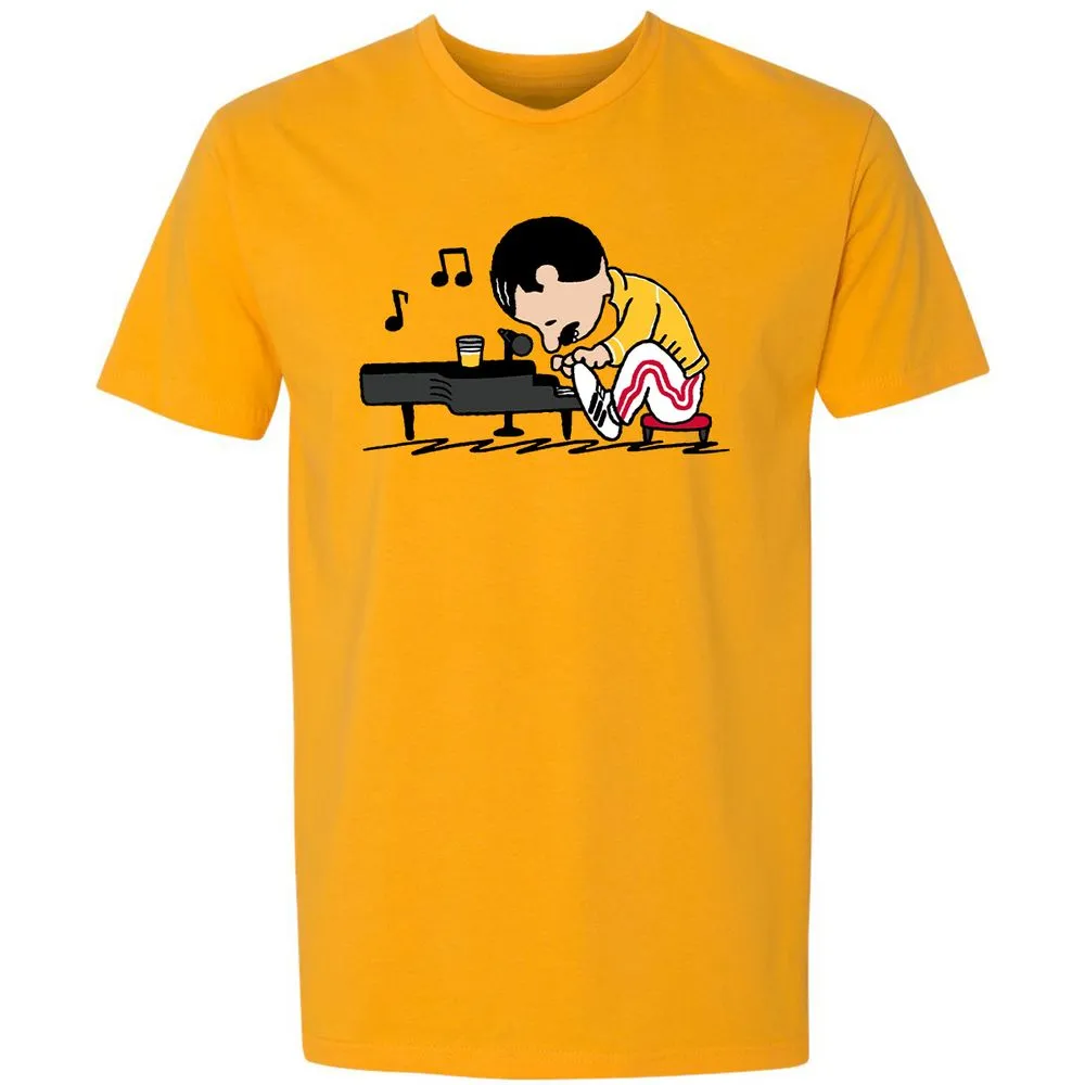 Premium Unisex T-Shirt - F4DMSUVH - Gold - 12