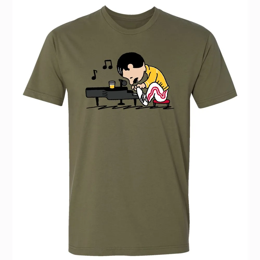 Premium Unisex T-Shirt - F4DMSUVH - Military Green - 5
