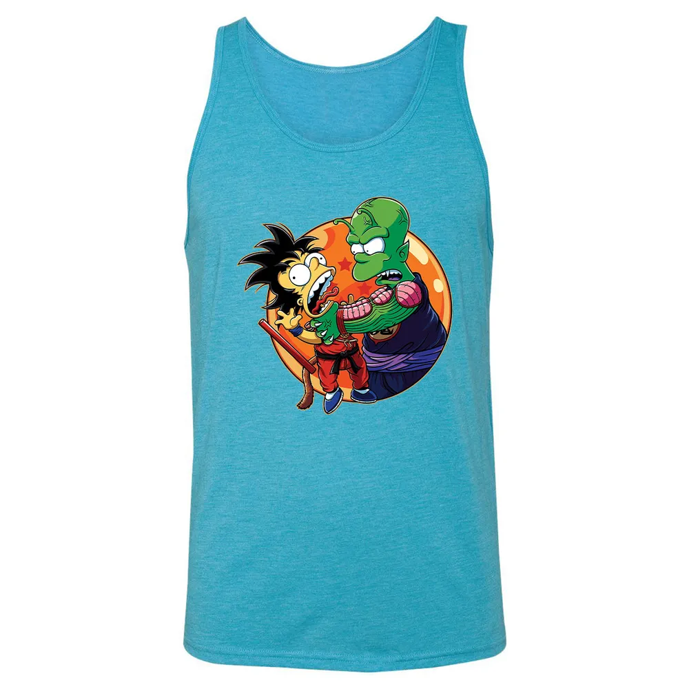 Unisex Jersey Tank - Q5R87H5L - Aqua Triblend - 3