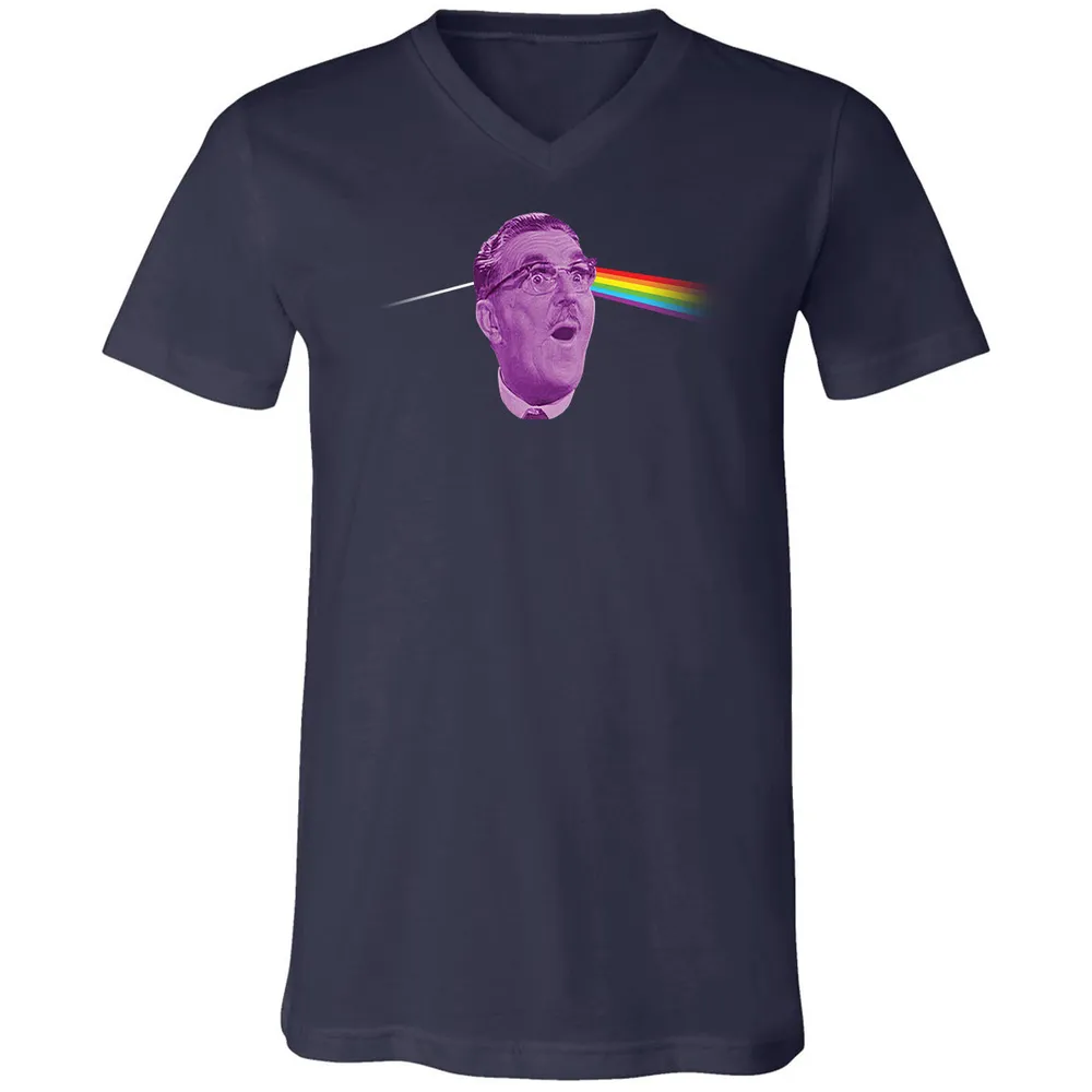 Unisex V-Neck T-Shirt - 53LPEUDW - Navy - 2