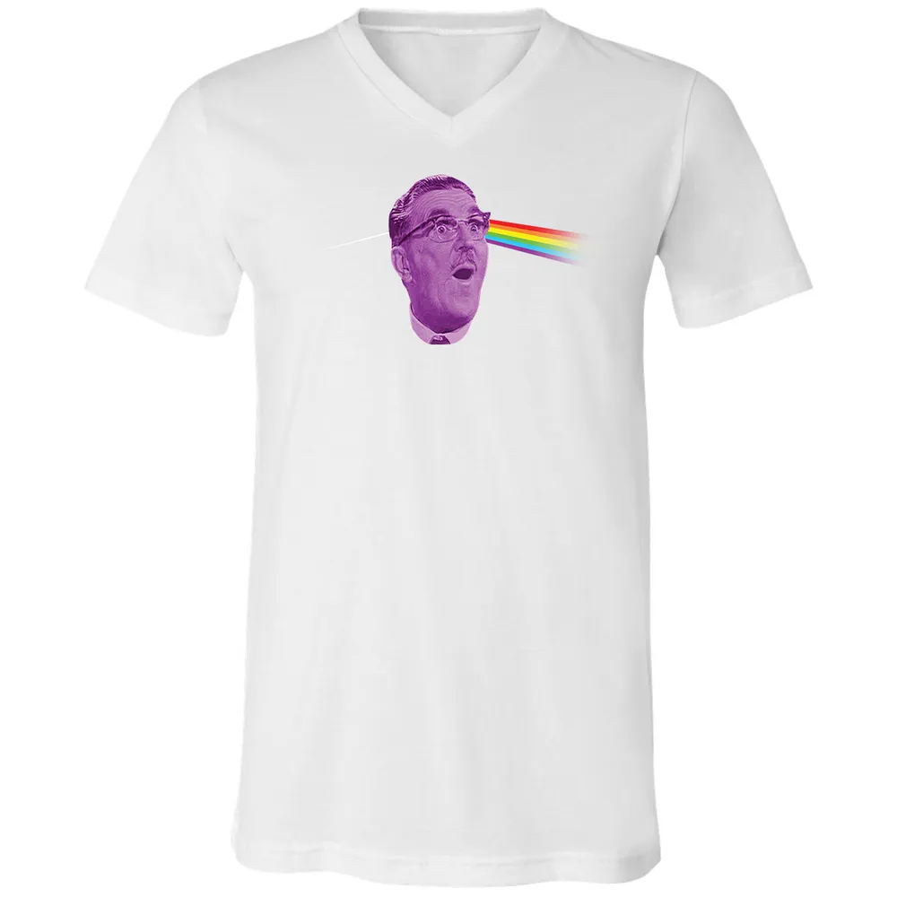 Unisex V-Neck T-Shirt - 53LPEUDW - White - 5