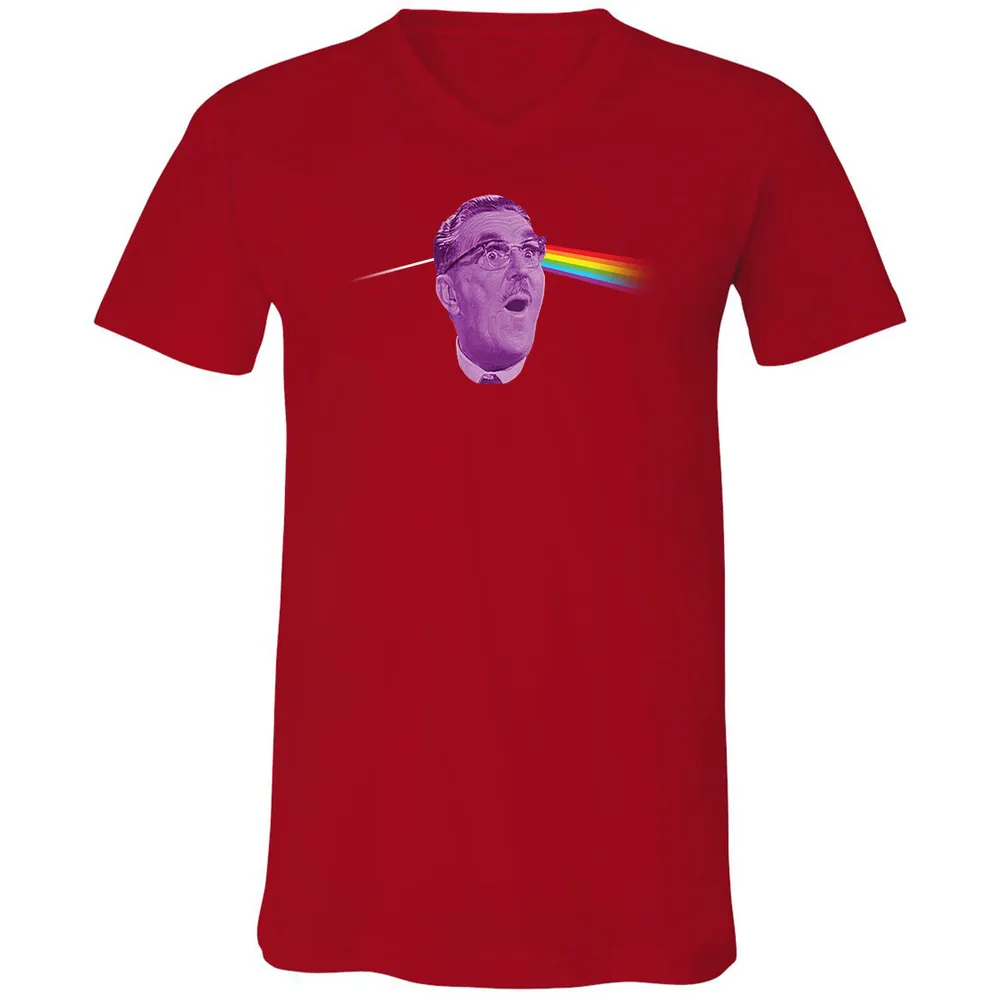 Unisex V-Neck T-Shirt - 53LPEUDW - Red - 3