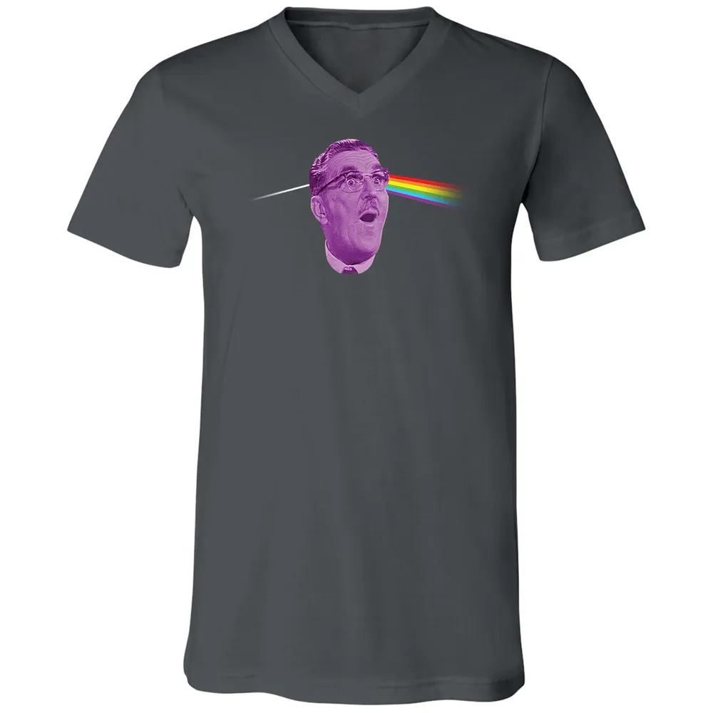 Unisex V-Neck T-Shirt - 53LPEUDW - Asphalt - 12