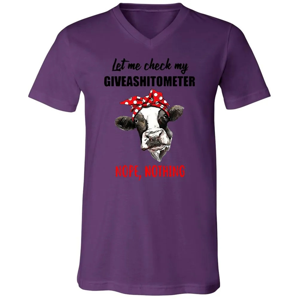Unisex V-Neck T-Shirt - NSMF3DTH - Team Purple - 2