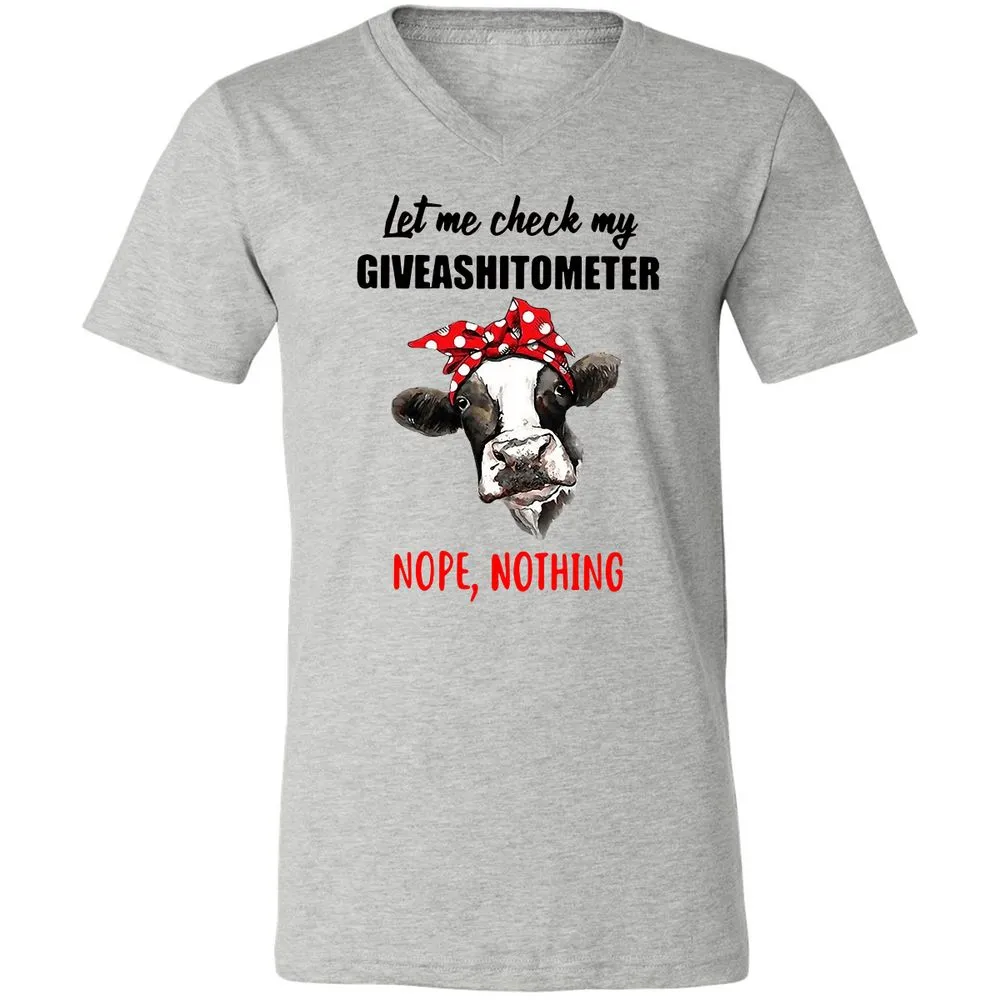 Unisex V-Neck T-Shirt - NSMF3DTH - Athletic Heather - 7