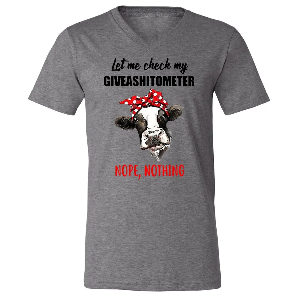 Unisex V-Neck T-Shirt - NSMF3DTH - Deep Heather - 13