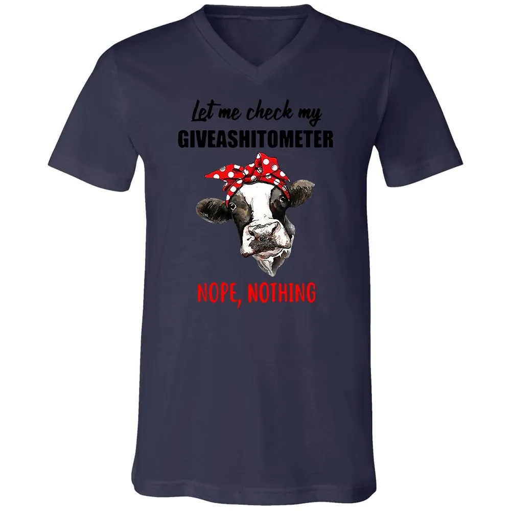 Unisex V-Neck T-Shirt - NSMF3DTH - Navy - 9