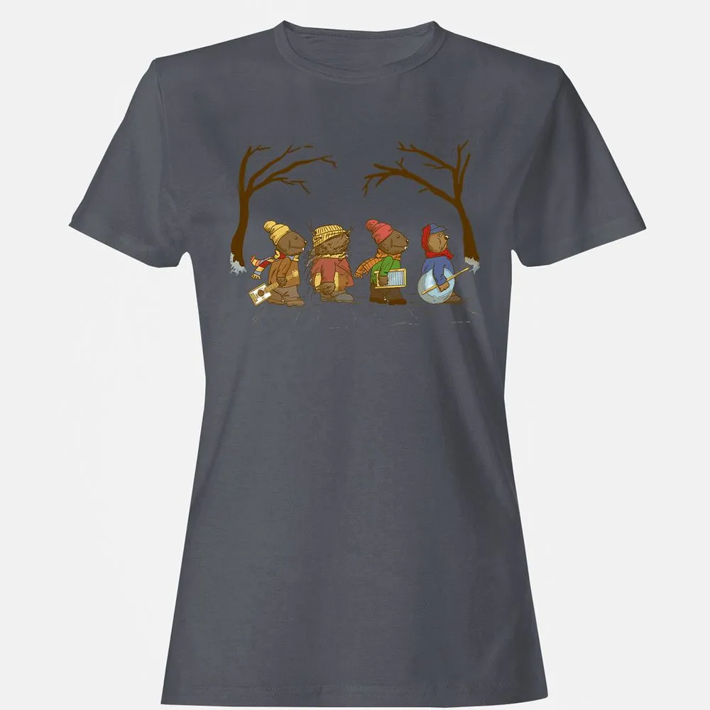 Women's T-Shirt - 1ZYEHK75 - Dark Heather - 5