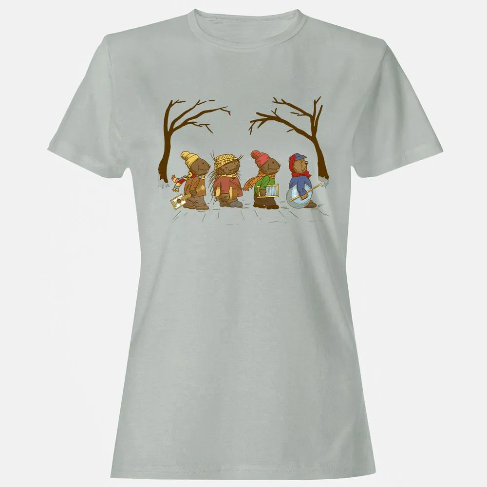 Women's T-Shirt - 1ZYEHK75 - Ash - 2