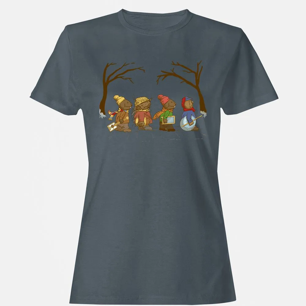 Women's T-Shirt - 1ZYEHK75 - Charcoal - 3