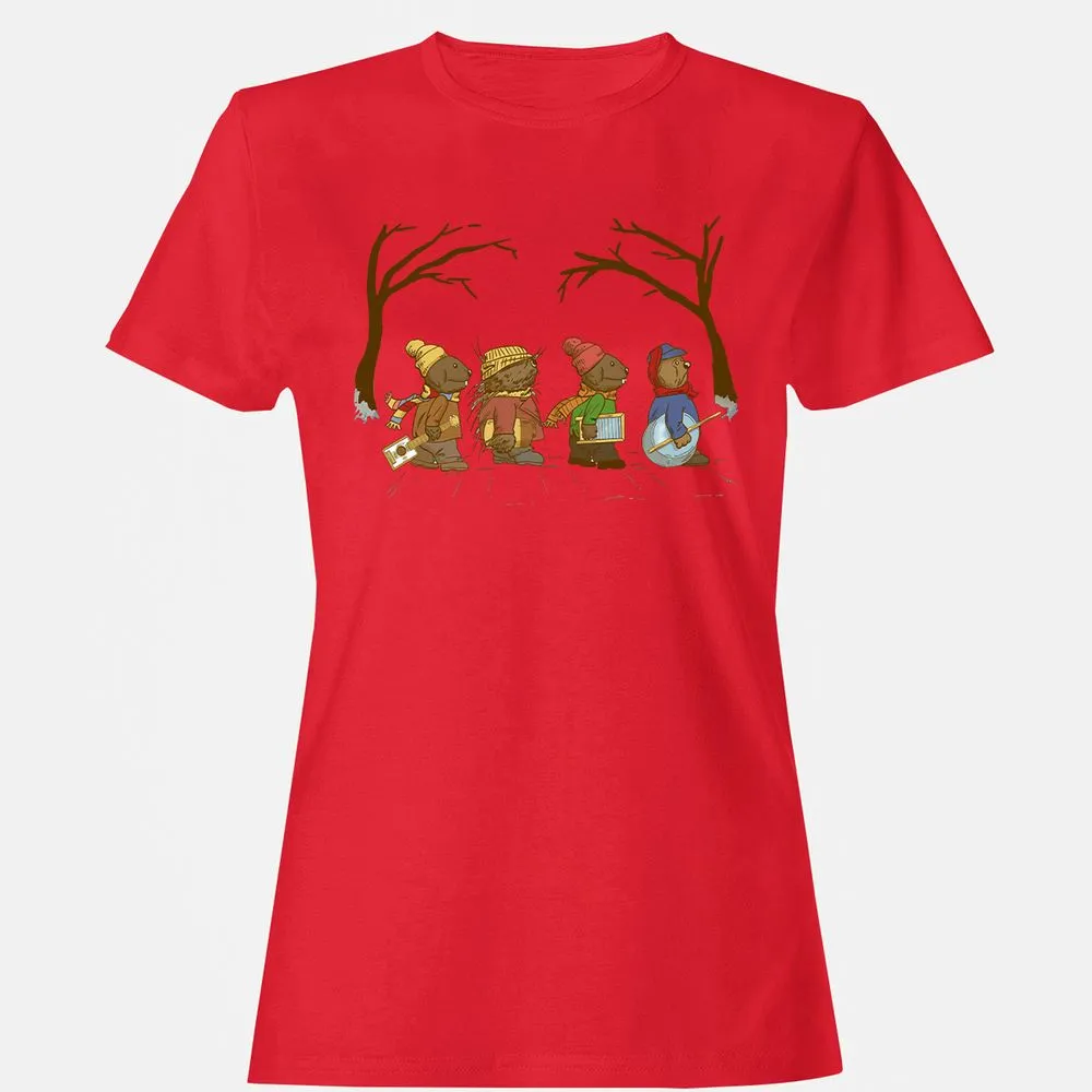 Women's T-Shirt - 1ZYEHK75 - Red - 13