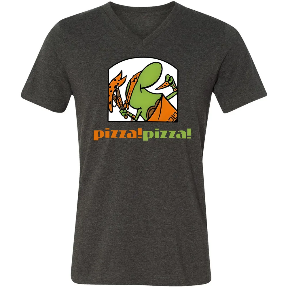 Unisex V-Neck T-Shirt - 4CGK8SSF - Dark Grey Heather - 8