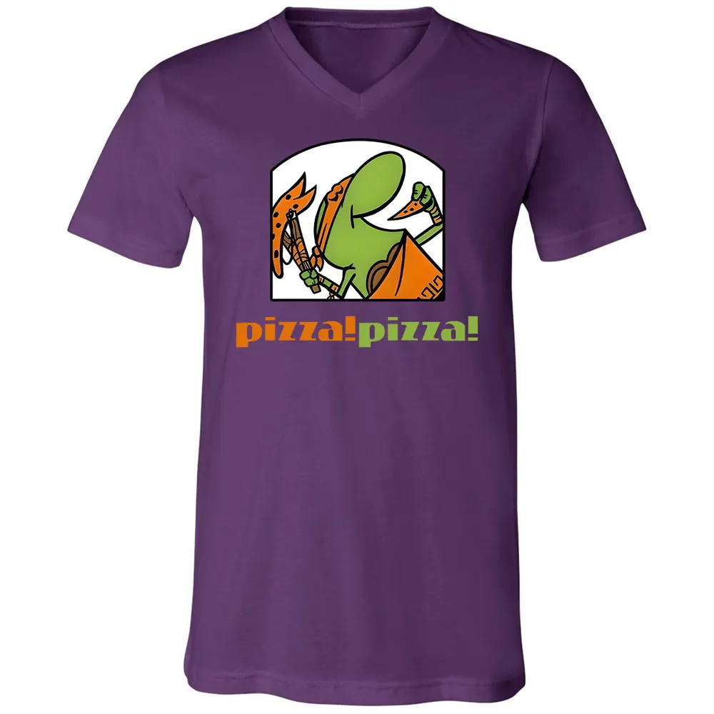 Unisex V-Neck T-Shirt - 4CGK8SSF - Team Purple - 9