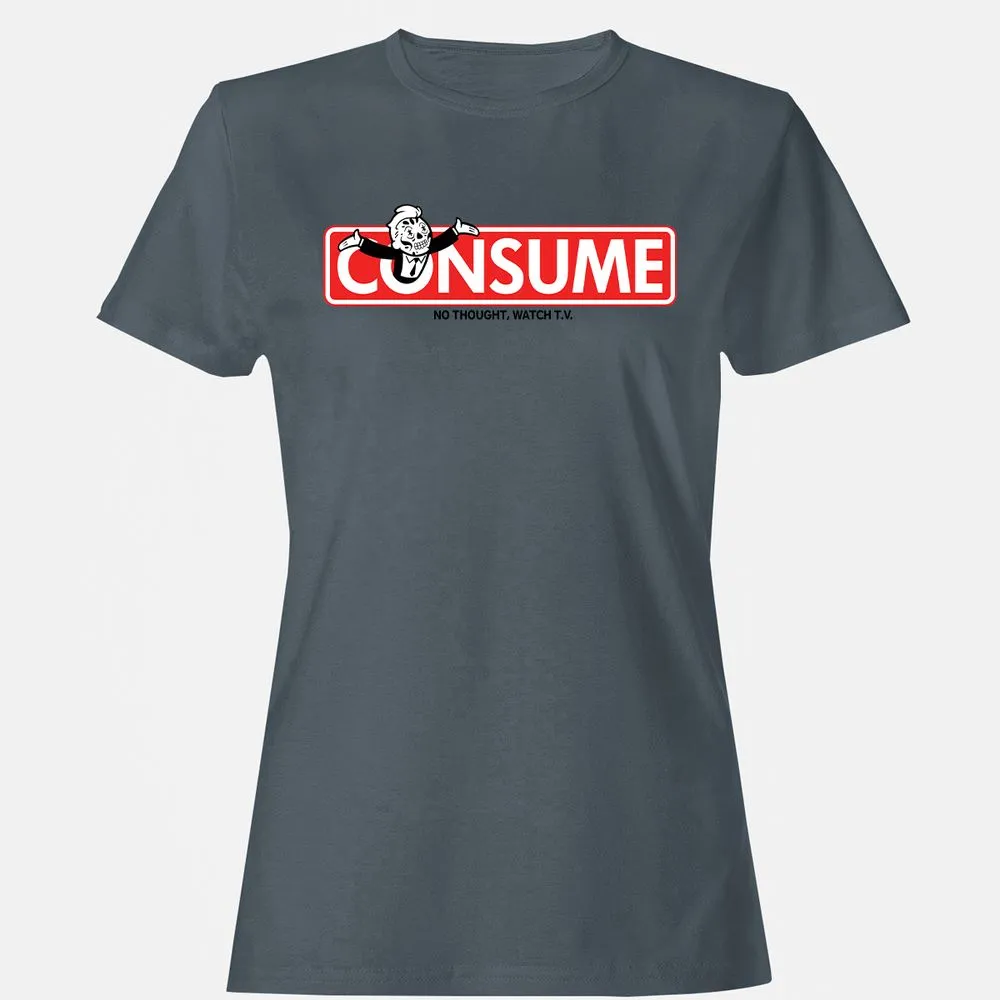 Women's T-Shirt - UY4EC94D - Charcoal - 3