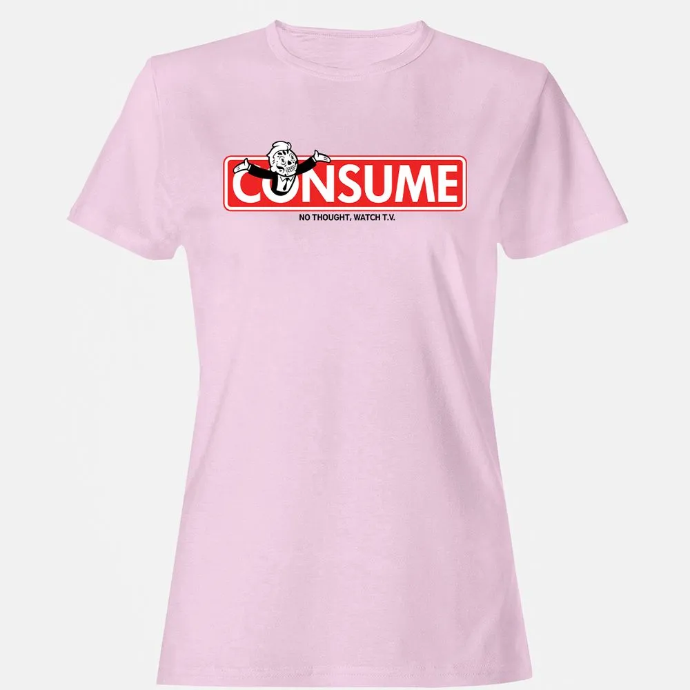 Women's T-Shirt - UY4EC94D - Light Pink - 9