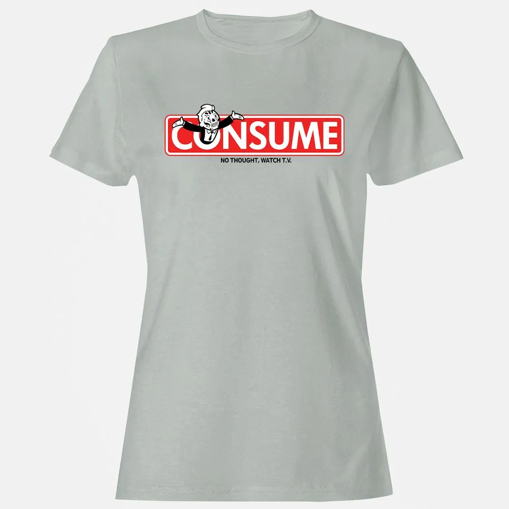 Women's T-Shirt - UY4EC94D - Ash - 2