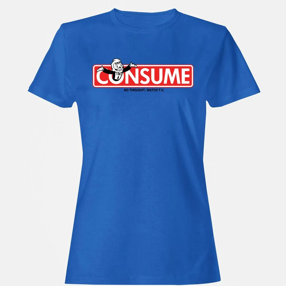 Women's T-Shirt - UY4EC94D - Royal - 14