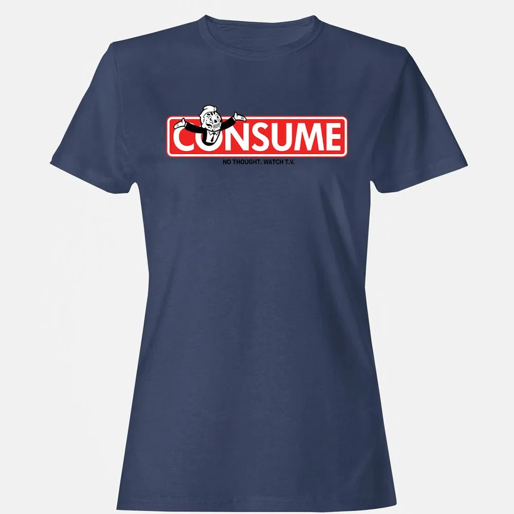 Women's T-Shirt - UY4EC94D - Navy - 10