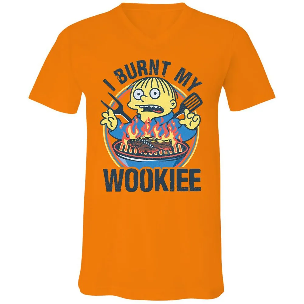 Unisex V-Neck T-Shirt - ZXZYFEE9 - Orange - 11