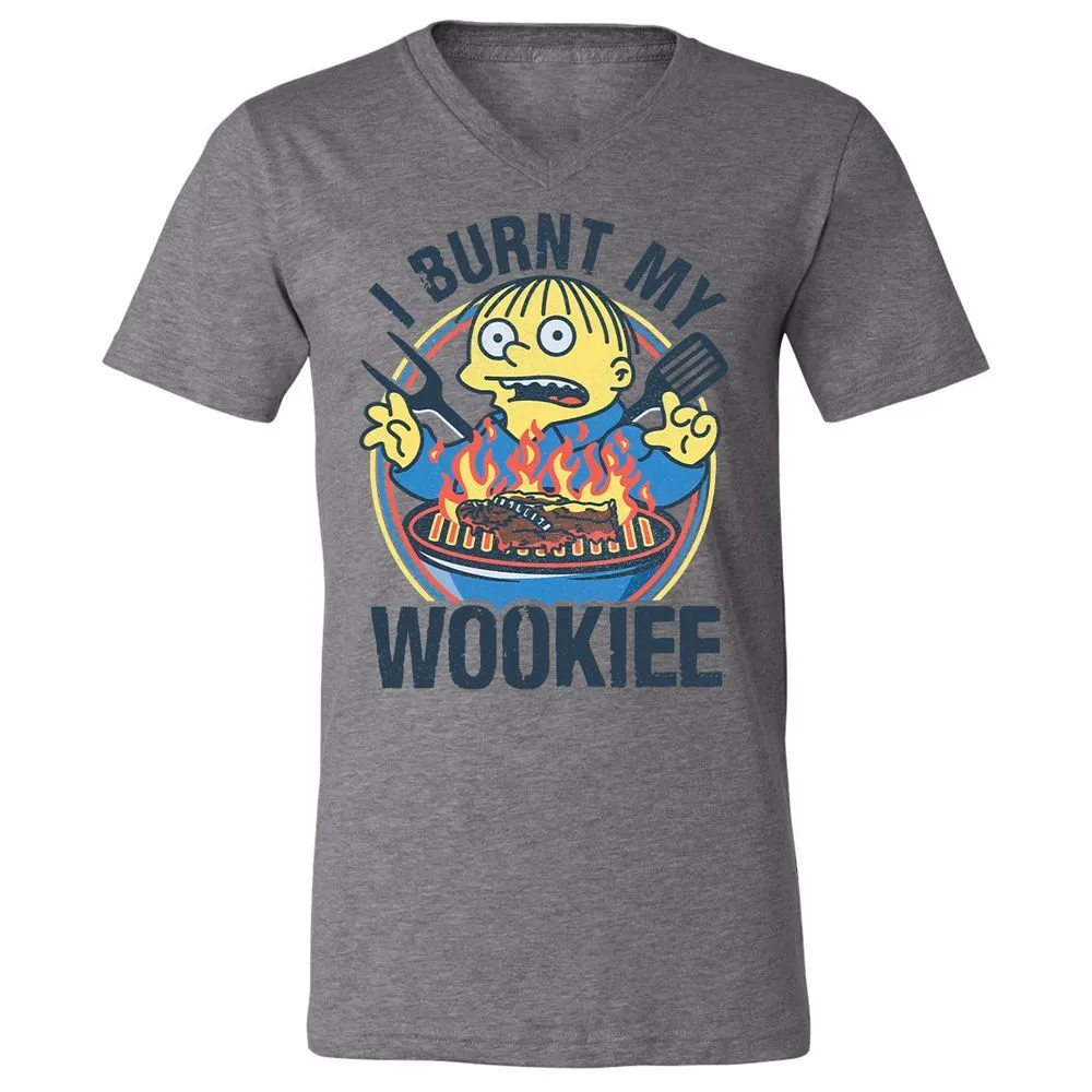 Unisex V-Neck T-Shirt - ZXZYFEE9 - Deep Heather - 13