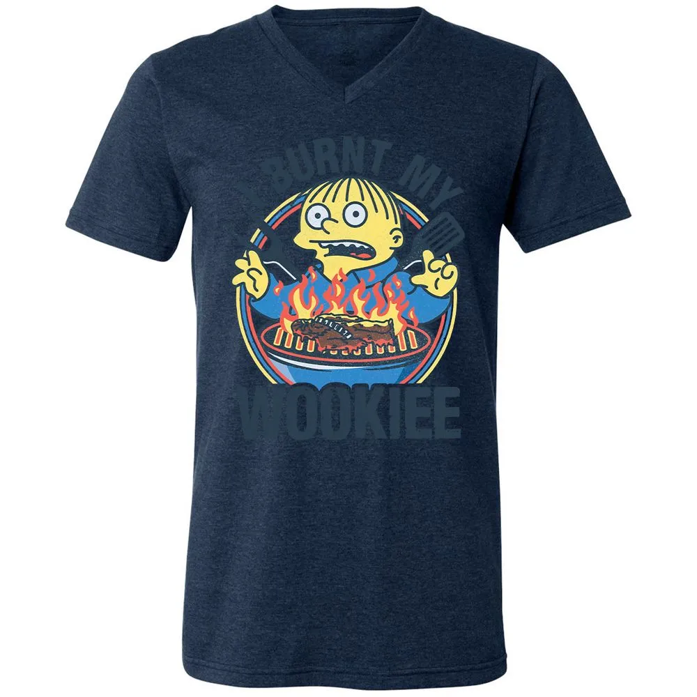 Unisex V-Neck T-Shirt - ZXZYFEE9 - Heather Navy - 15