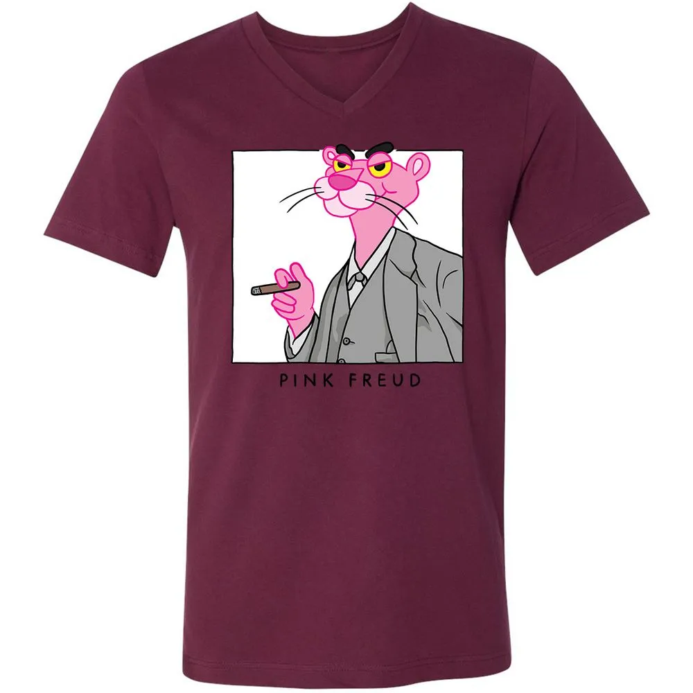 Unisex V-Neck T-Shirt - UR36NS3W - Maroon - 6