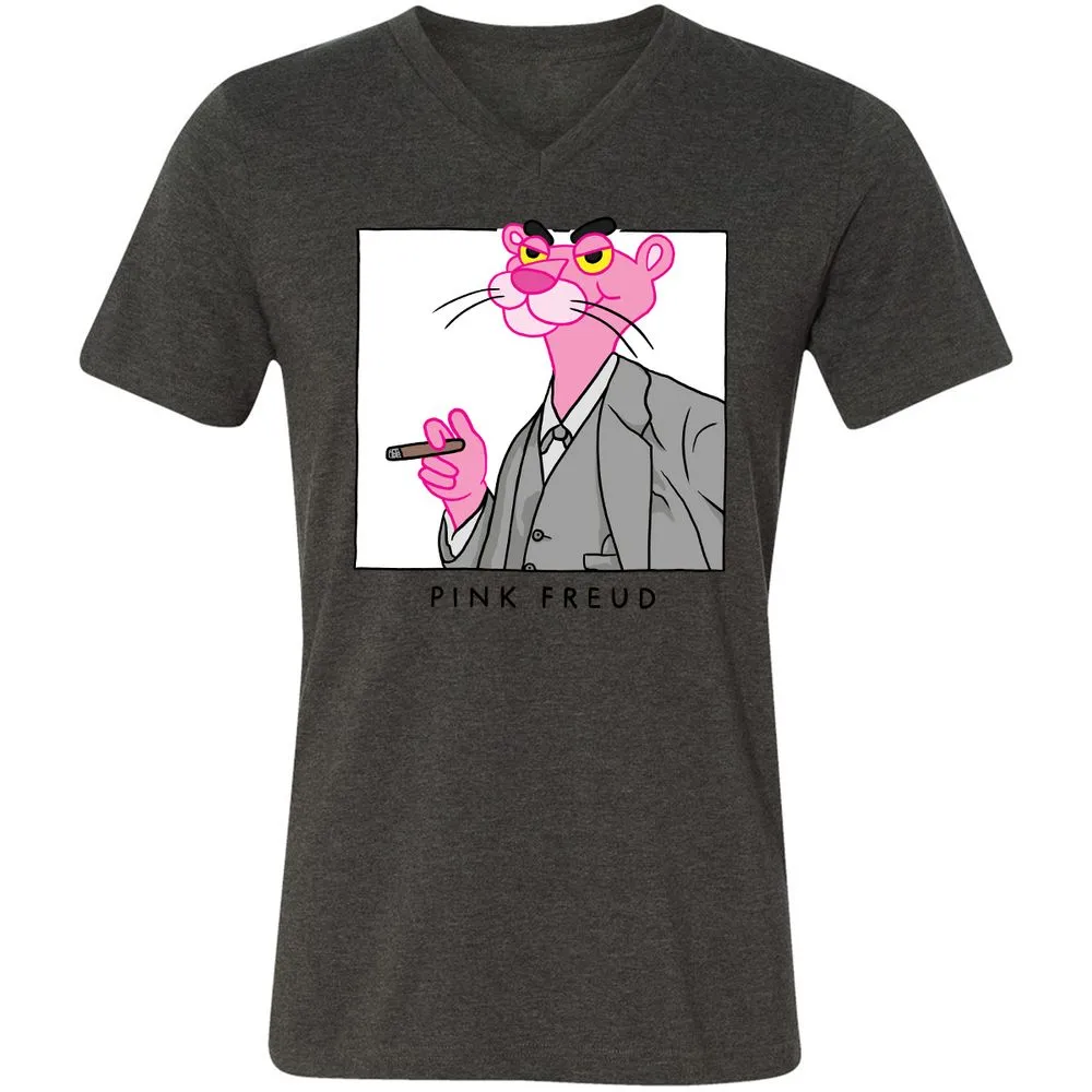 Unisex V-Neck T-Shirt - UR36NS3W - Dark Grey Heather - 8