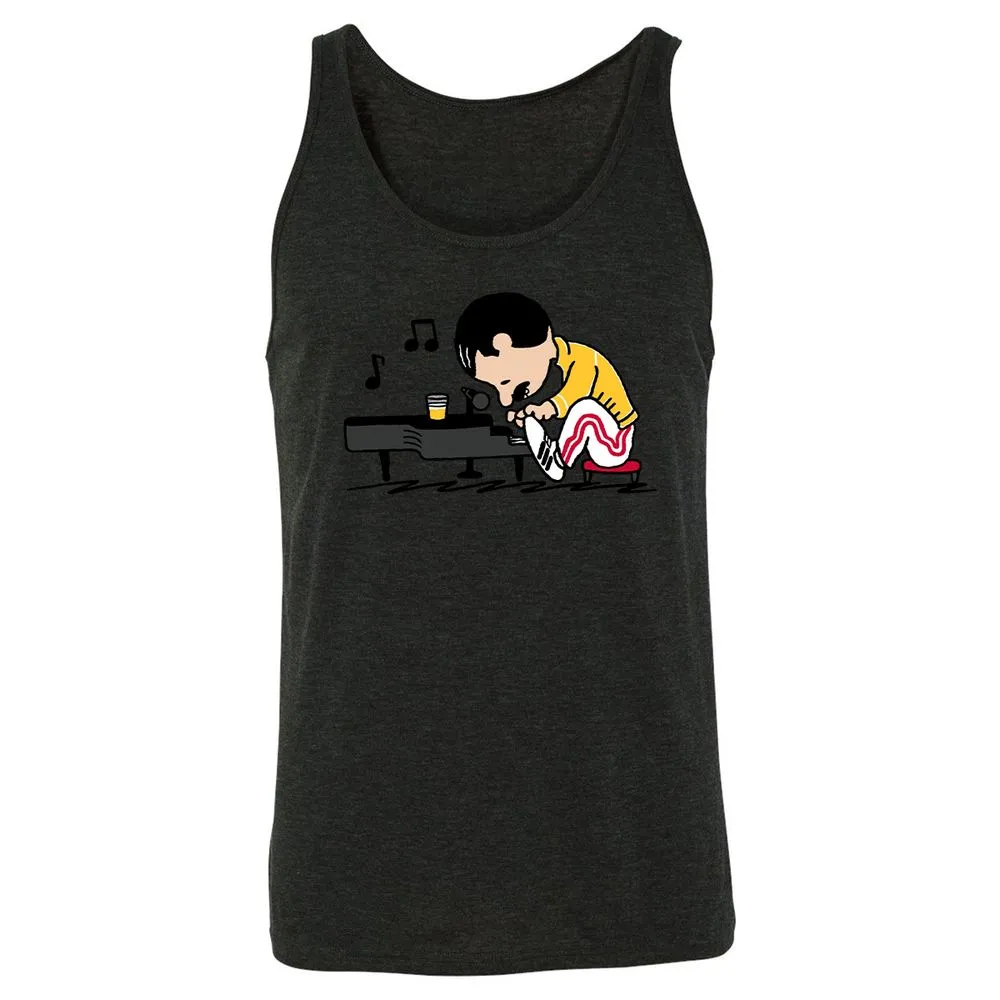 Unisex Jersey Tank - 6L67D24Y - Charcoal Black Triblend - 5