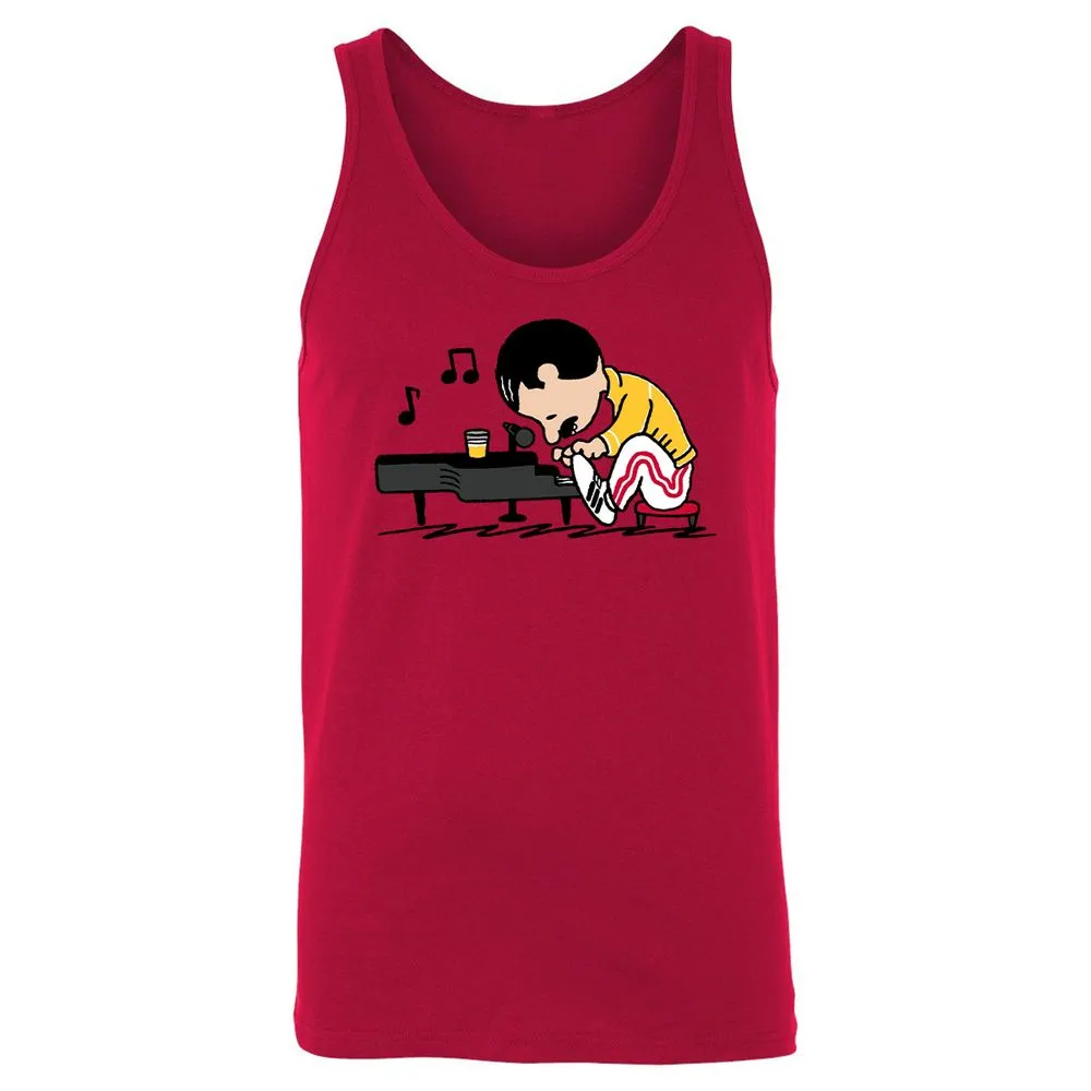 Unisex Jersey Tank - 6L67D24Y - Red - 11