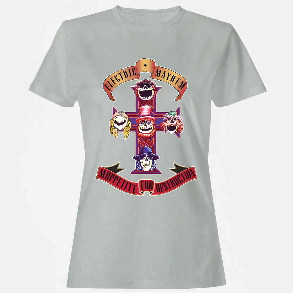 Women's T-Shirt - 1FM9DDXJ - Ash - 2