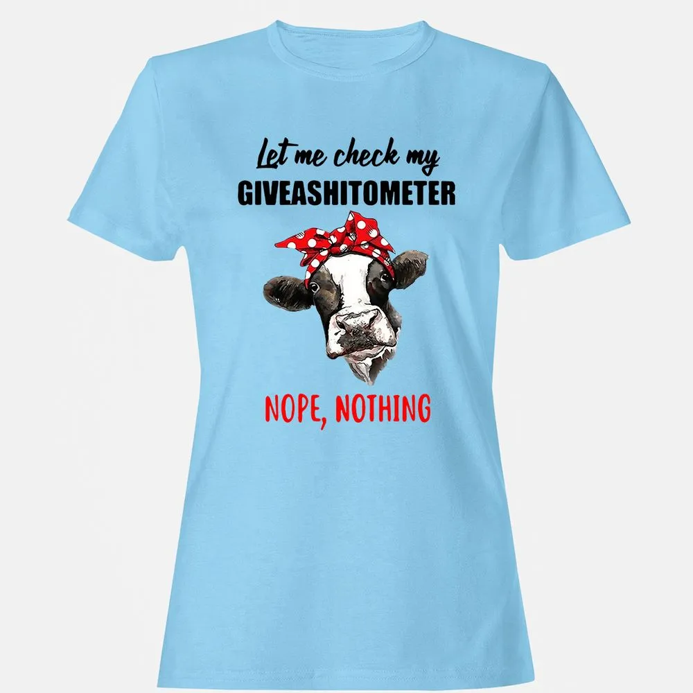 Women's T-Shirt - 9C3RLH9U - Light Blue - 8