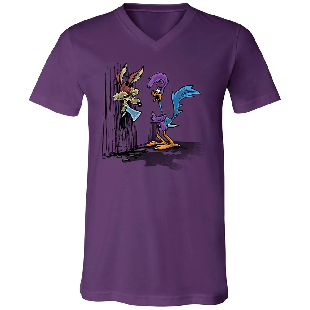 Unisex V-Neck T-Shirt - 45GNGDC7 - Team Purple - 2