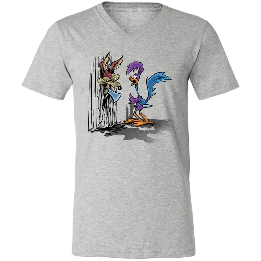 Unisex V-Neck T-Shirt - 45GNGDC7 - Athletic Heather - 7