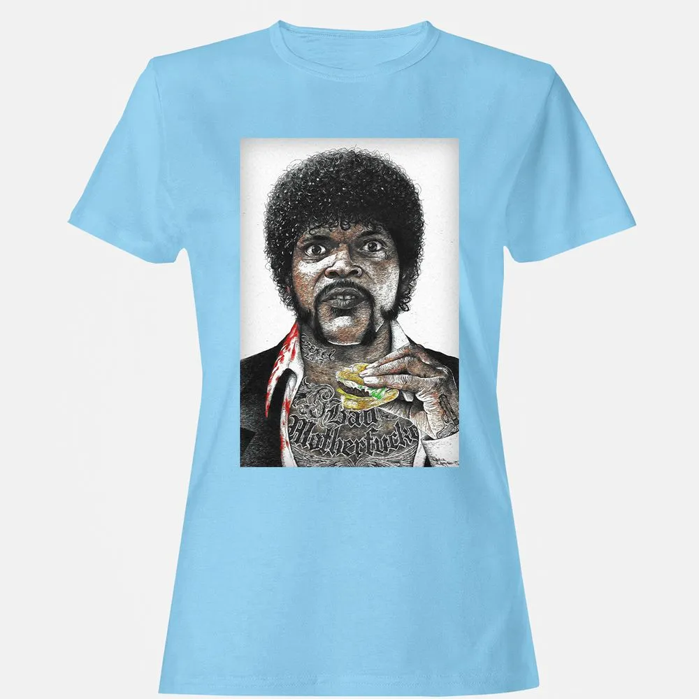 Women's T-Shirt - CE8B2KKG - Light Blue - 8