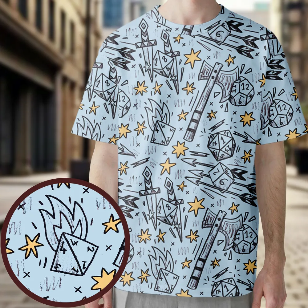 Dice Game All-Over Print Unisex T-Shirt - 1