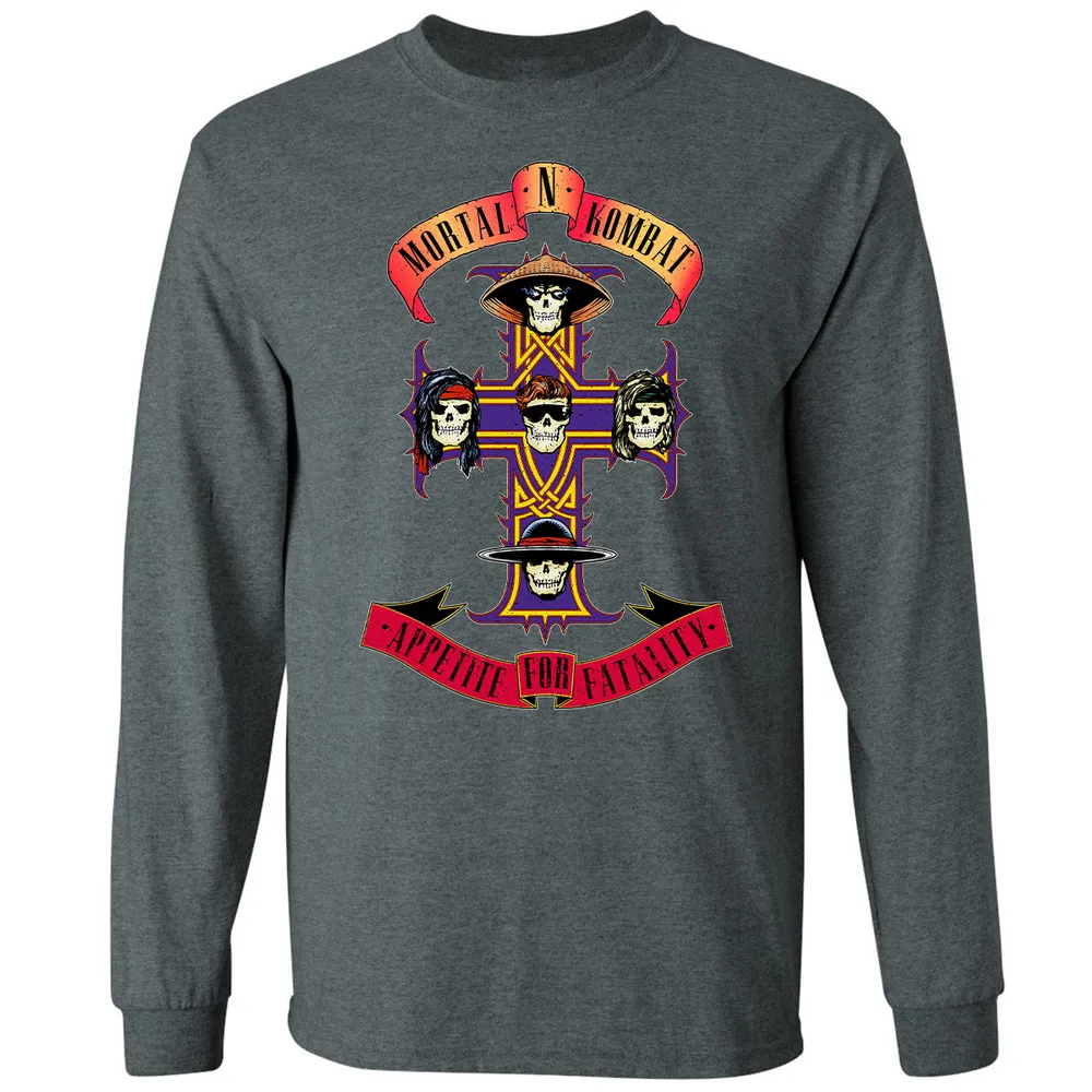 Long Sleeve T-Shirt - 7EY6KMSV - Dark Heather - 15