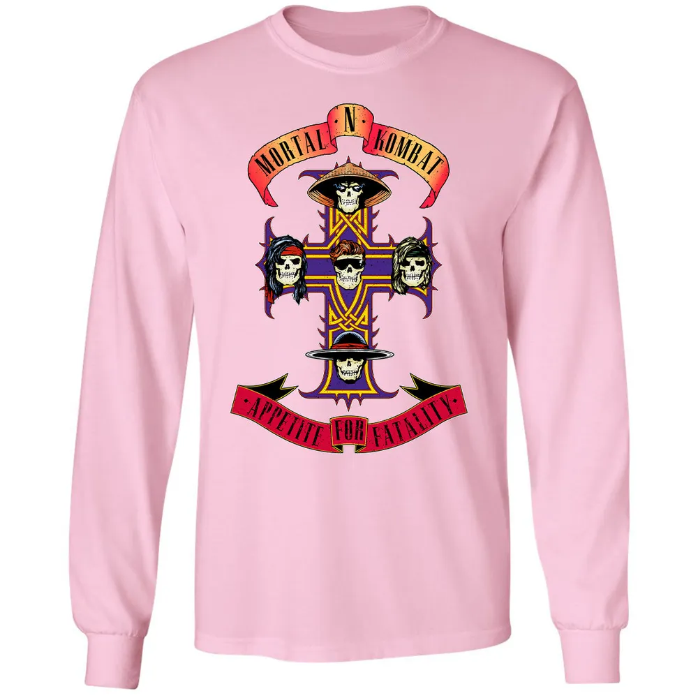 Long Sleeve T-Shirt - 7EY6KMSV - Light Pink - 3