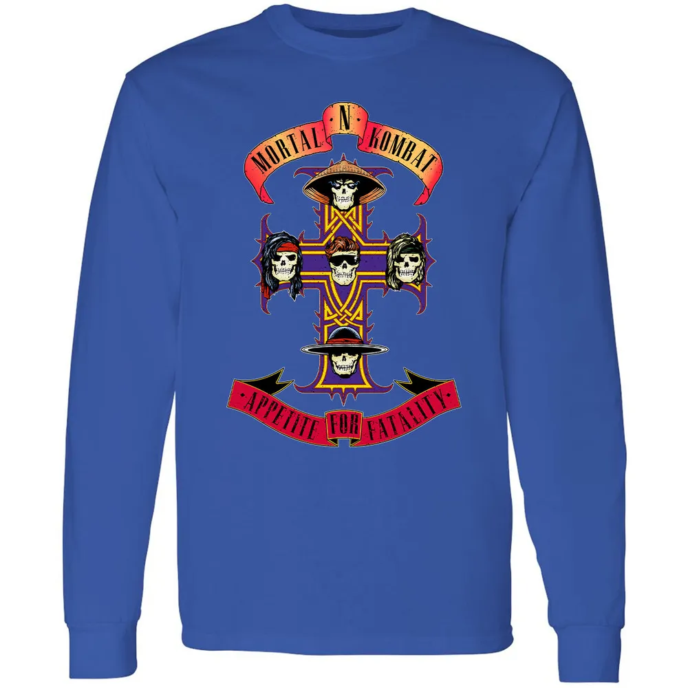 Long Sleeve T-Shirt - 7EY6KMSV - Royal - 8