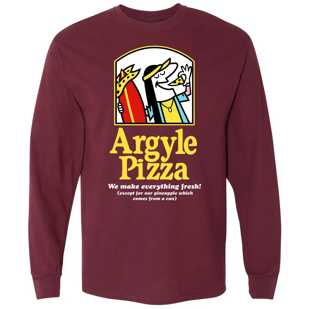 Long Sleeve T-Shirt - FEWWWZ4Z - Maroon - 11