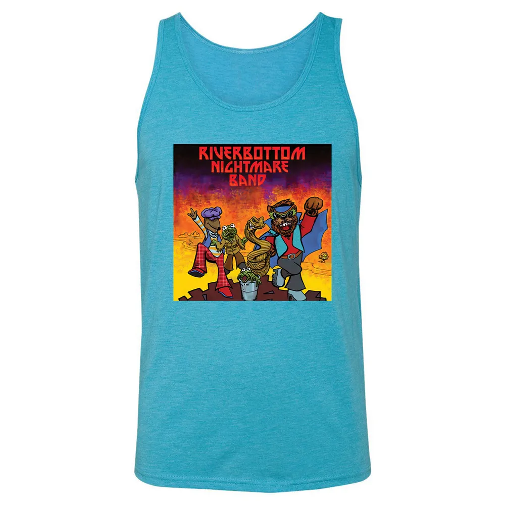 Unisex Jersey Tank - C973VP3C - Aqua Triblend - 3