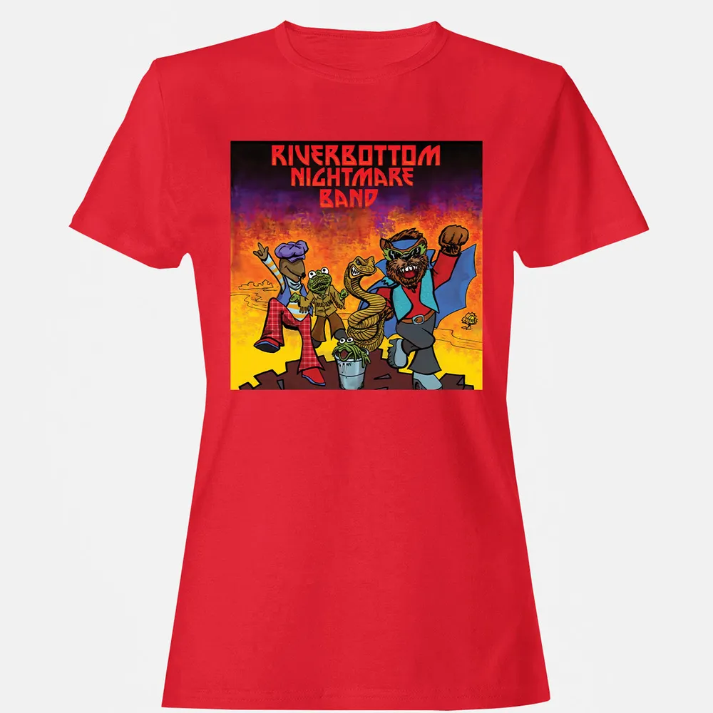 Women's T-Shirt - X4MDFJQ6 - Red - 13